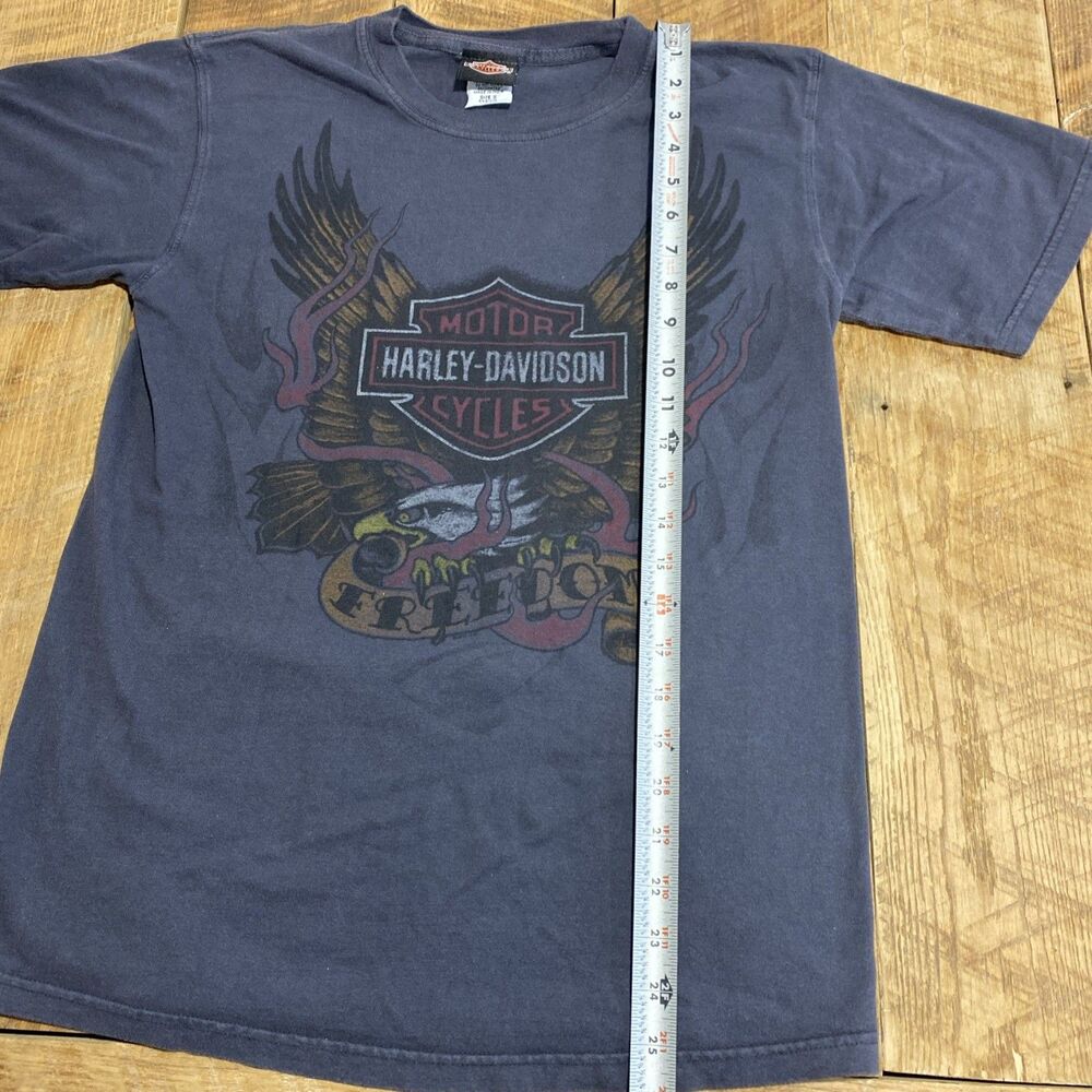 VINTAGE 2010 HARLEY-DAVIDSON GLADSTONE OREGON T SHIRT Small Freedom Eagle - Picture 6 of 7